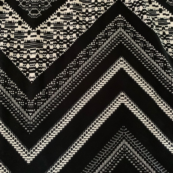 Women’s black/white comfy MAXI skirt AB STUDIO size Large - Picture 2 of 4